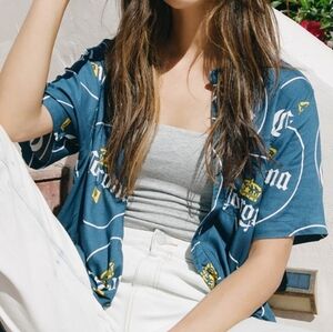 Blue Corona Graphic Shirt